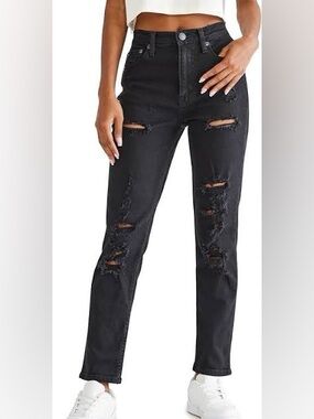 Aeropostale Black Mom Jean